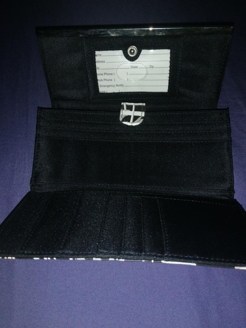 GUANG TONG BLACK Leather Tri-fold Wallet $30.00 - PicClick