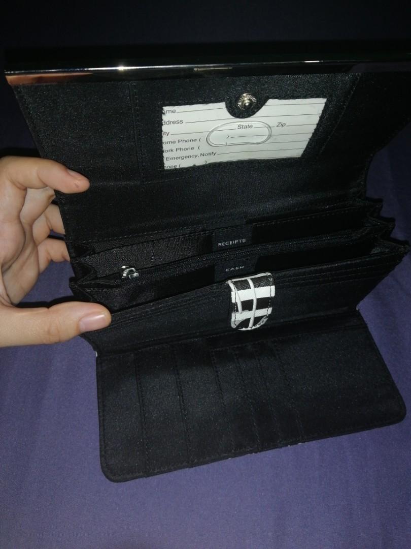 Guang Tong, Bags, Guang Tong Black Real Leather Wallet