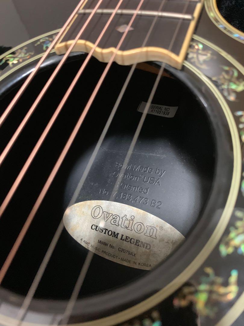 Ovation custom shop legend c2079 ax