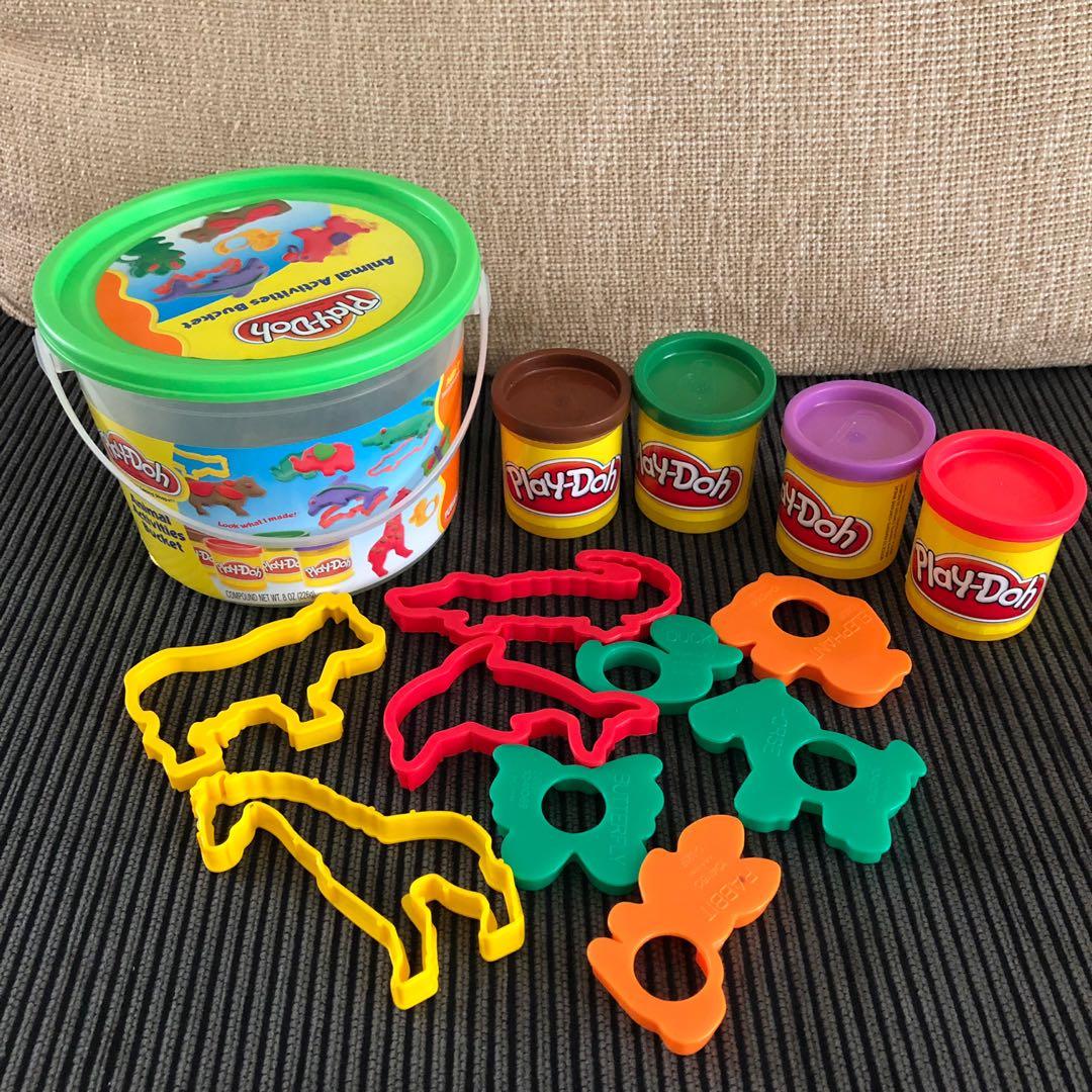 play doh animal bucket