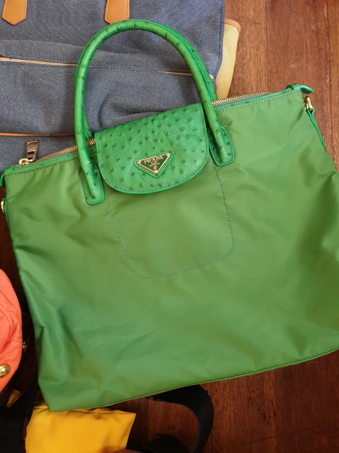 prada ostrich bag price