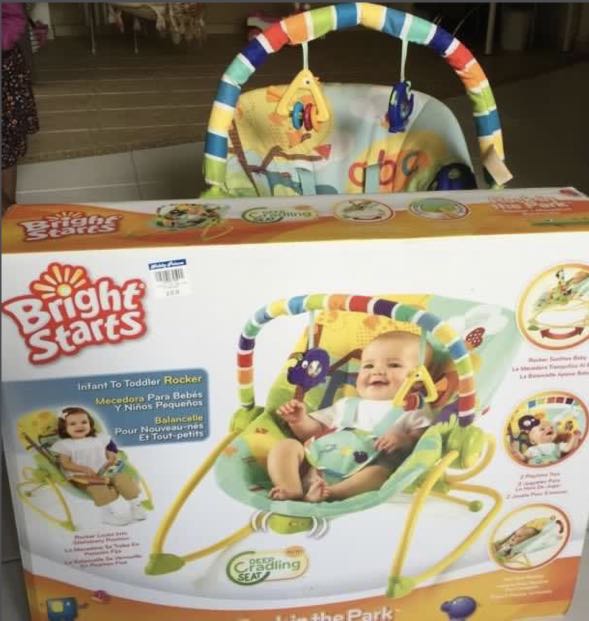 bright starts infant to toddler rocker