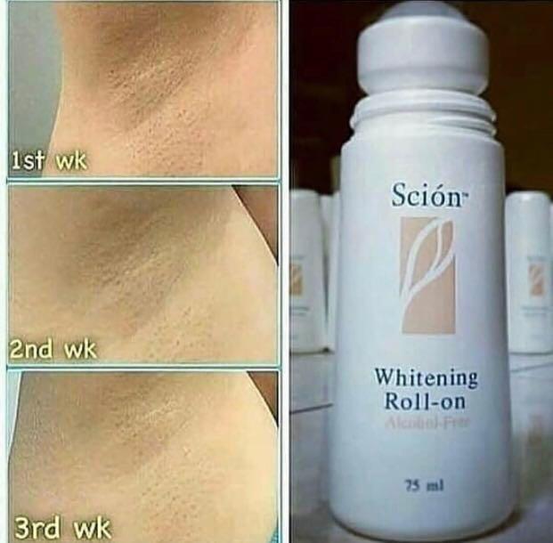 Scion Nu Skin whitening Roll-On 75ml (Category: Body Care) located in Singapore. Submitted by seoul_look (Listing ID 208611188, Image 2). Description: Best Seller in Nu Skin Products: ⏩ Reduce body odor and excessive sweating ⏩ Contains triclosan to fight bacteria and give you a clean and fresh fragrance ⏩ Contains bearberry and licorice extract as a whitening agent ⏩ Also contains vitamin E and lactic acid to provide skin softness ⏩ Alcohol free