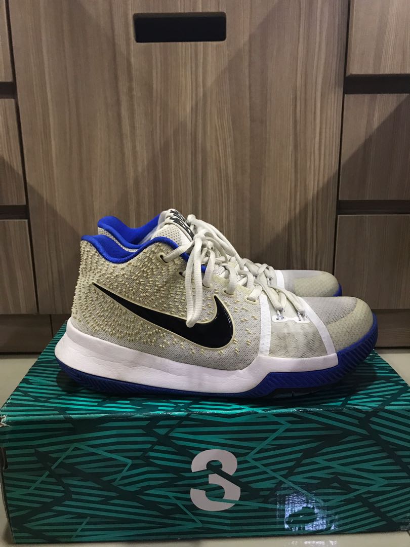 Sepatu Basket Nike Kyrie 3 Authentic 100 Men S Fashion Men S Footwear Sneakers On Carousell