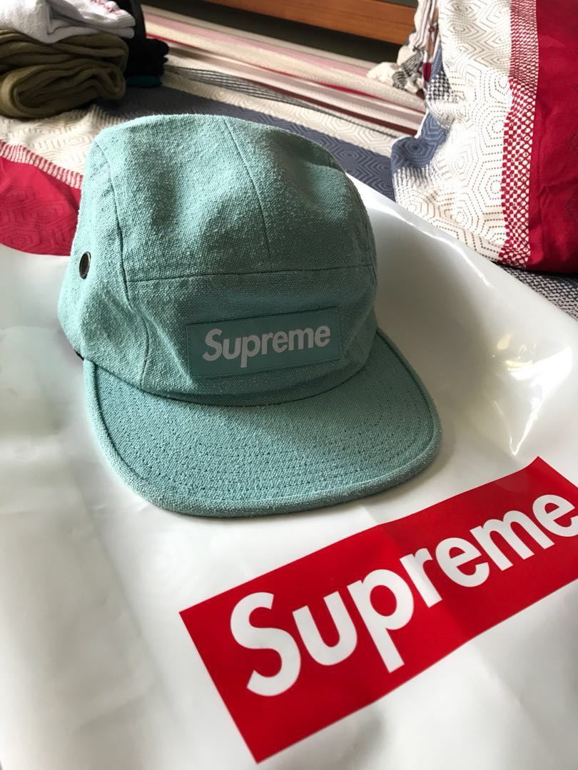 Supreme F/W18 Dusty Teal Camp Hat, Men