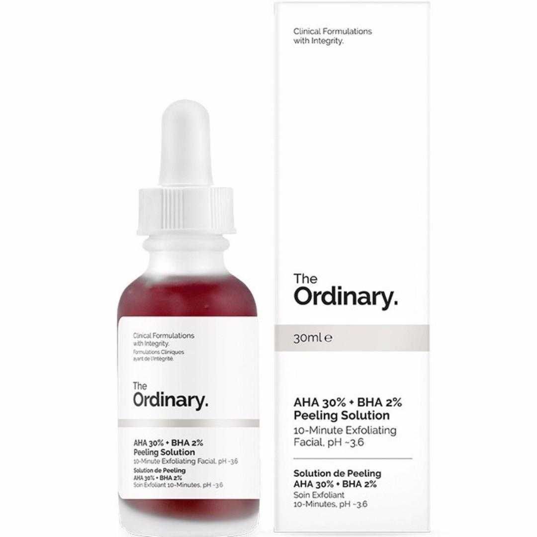 the ordinary skin peel