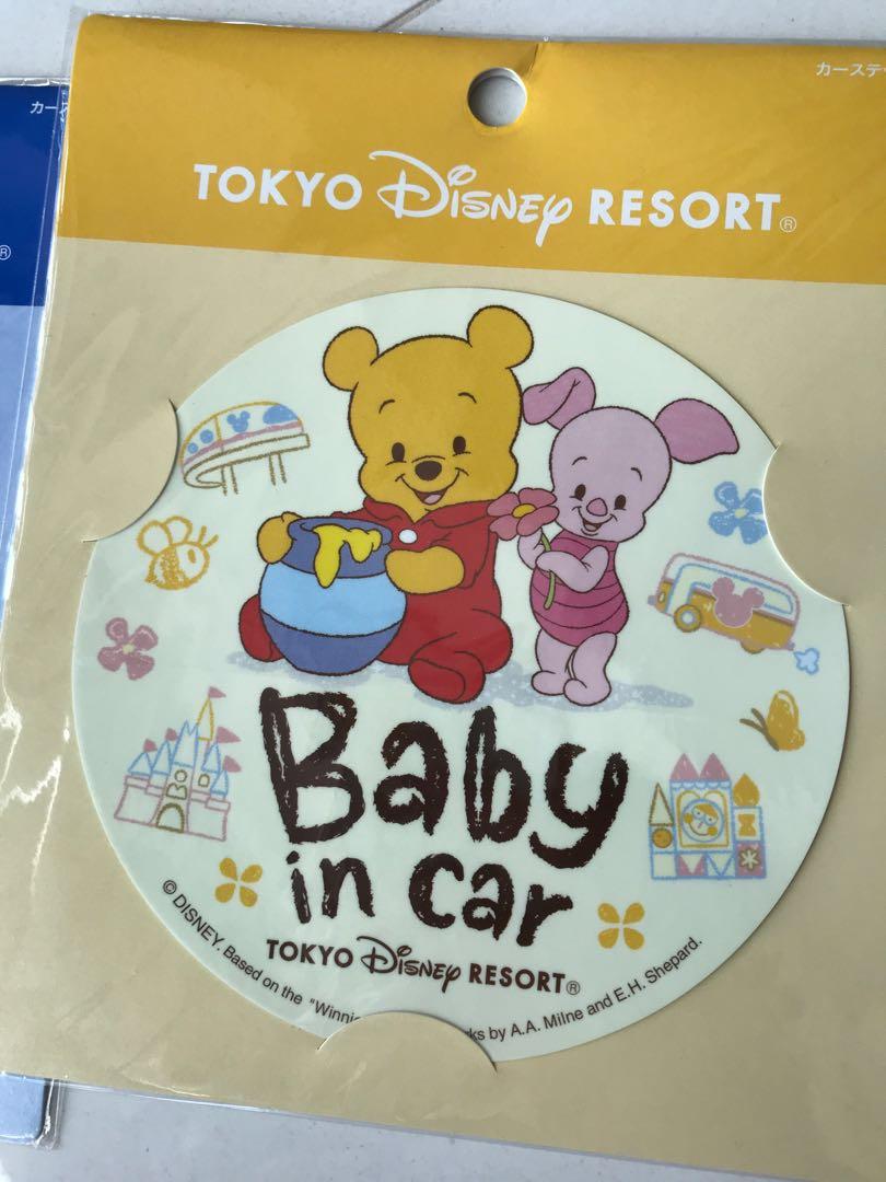 Tokyo Disney Baby Car Decal Car Accessories Accessories On Carousell