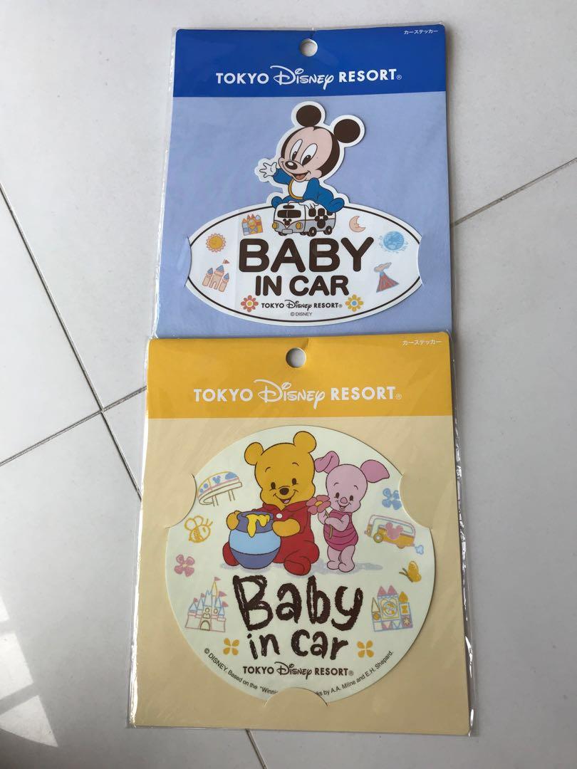 Tokyo Disney Baby Car Decal Car Accessories Accessories On Carousell