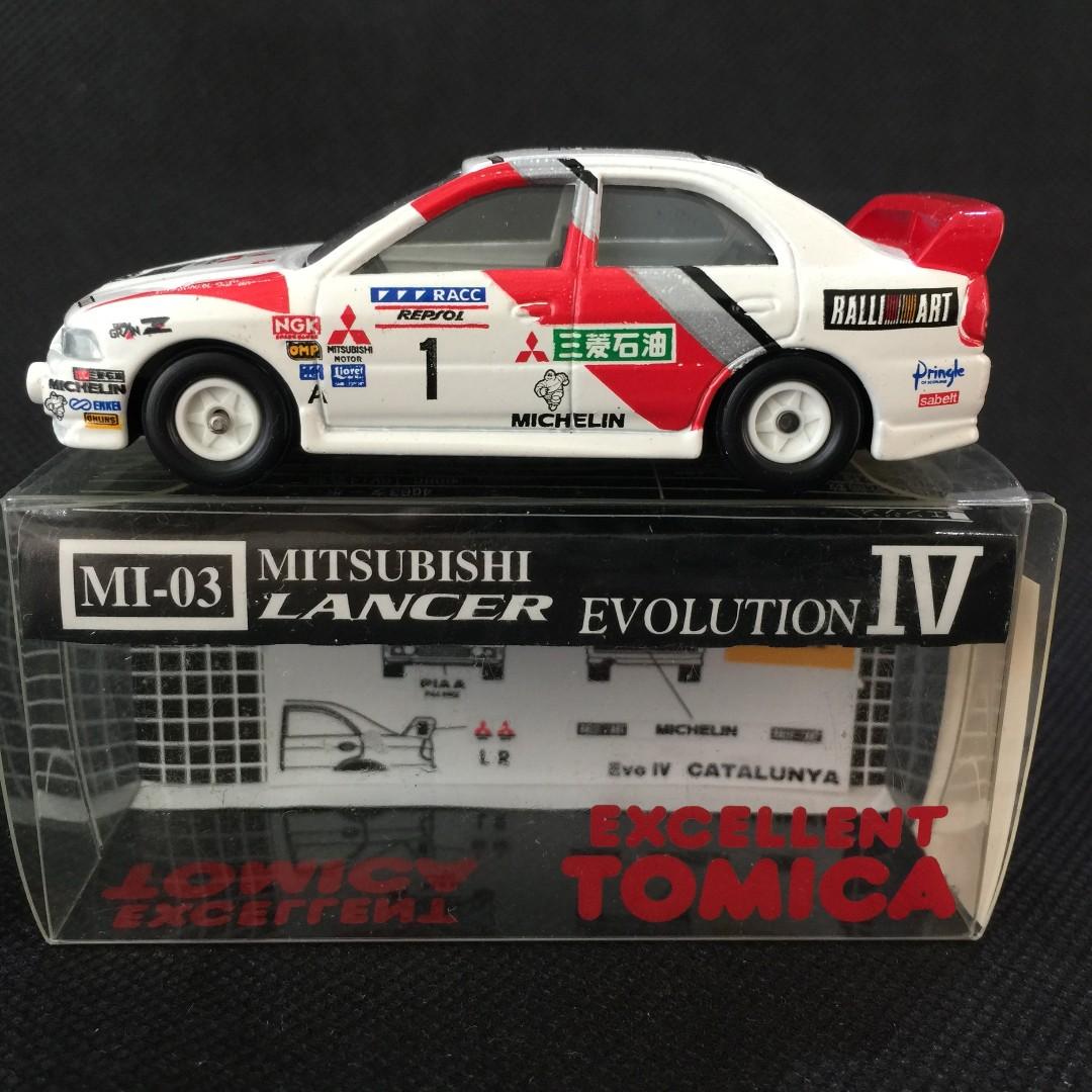 Tomica MI-03 Mitsubishi Ralliart Lancer EVO IV 1997 WRC Tomica MI-03 Mitsubishi Ralliart Lancer EVO IV 1997 WRC