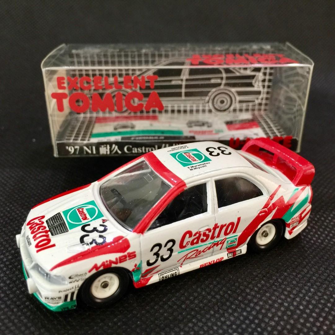 Tomica MI-06 Mitsubishi Lancer Evolution IV Castrol Spec Tomica MI-06 Mitsubishi Lancer Evolution IV Castrol Spec