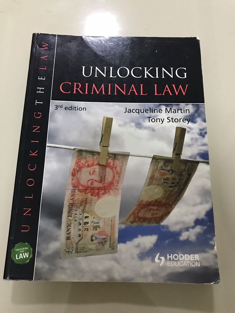 Unlocking Criminal Law 3rd Edition Original Textbooks On Carousell