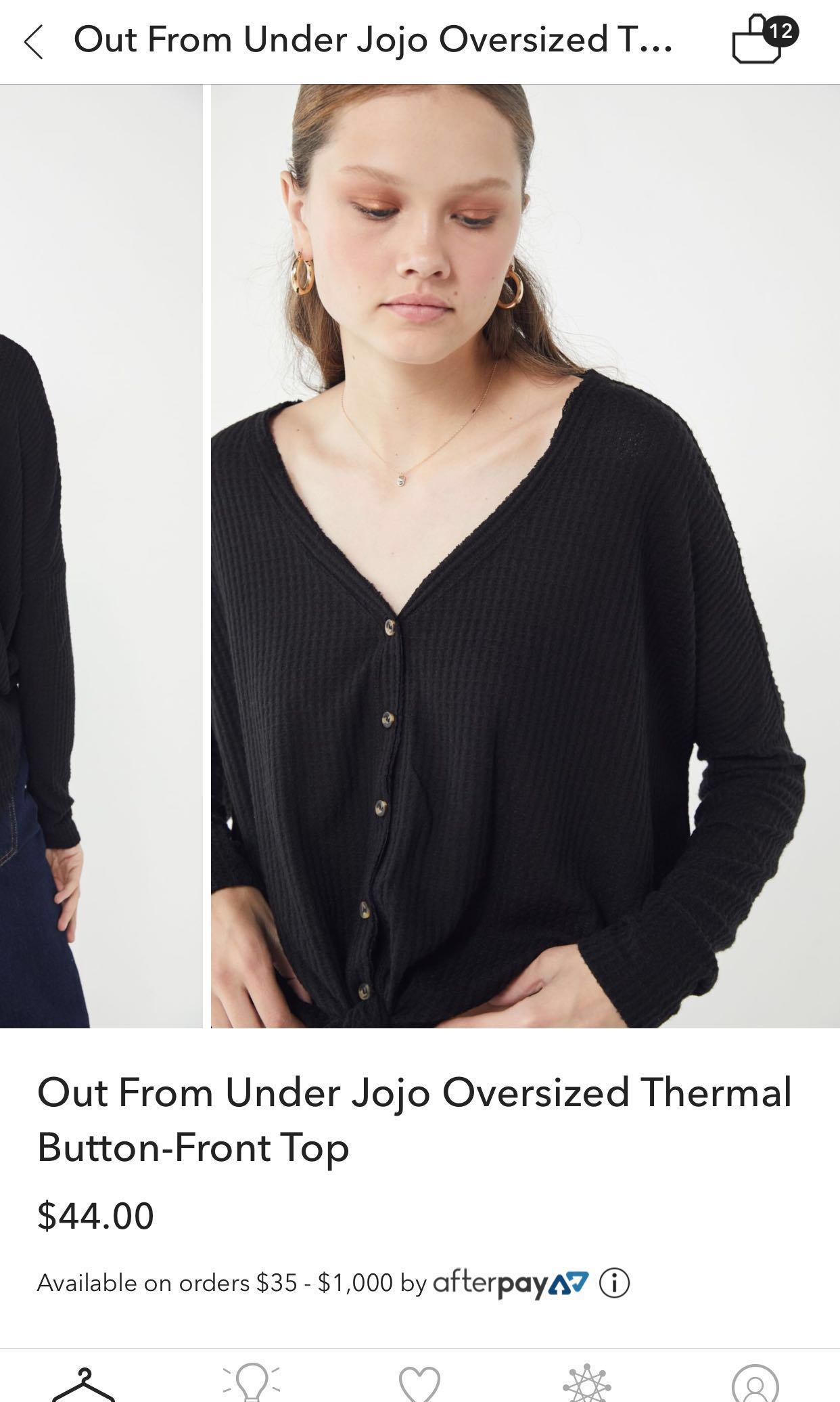 oversized thermal top