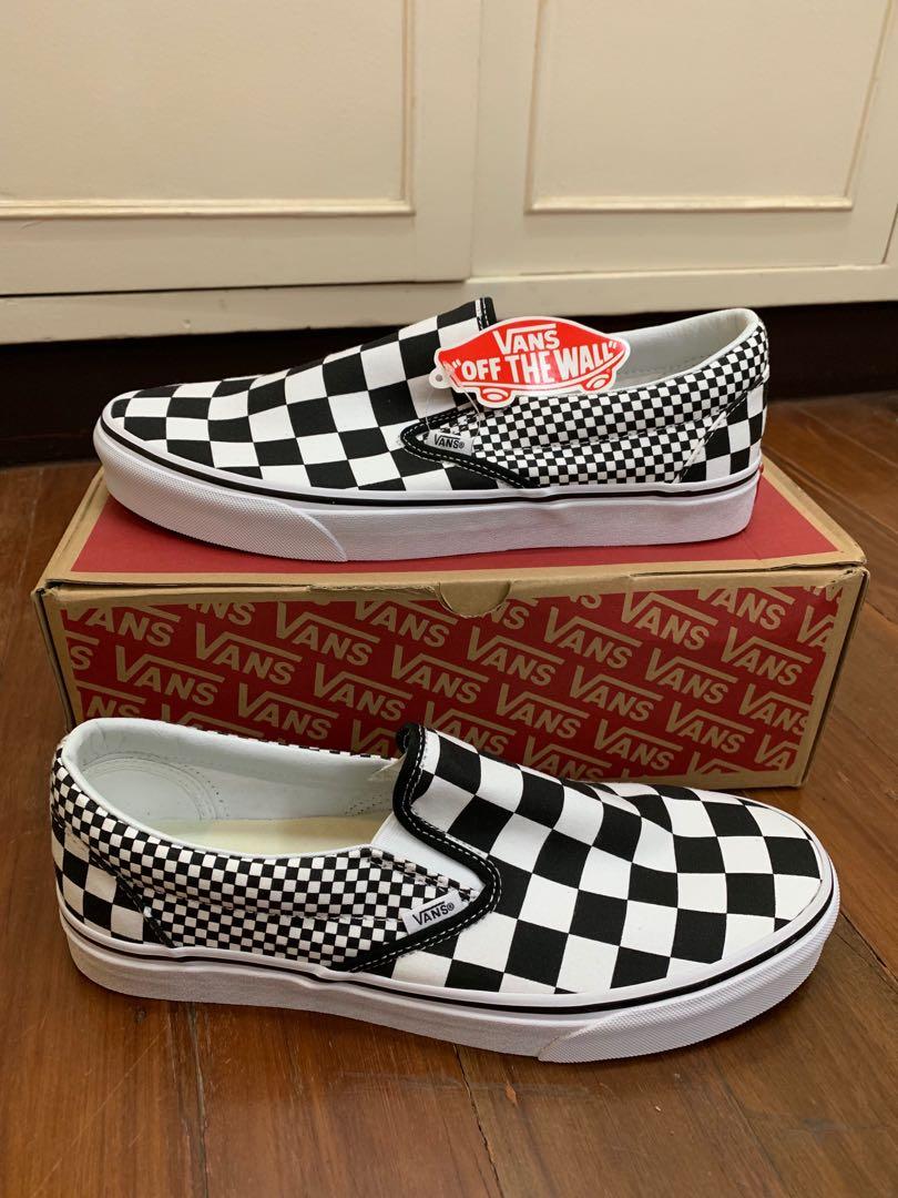 checkered sneakers