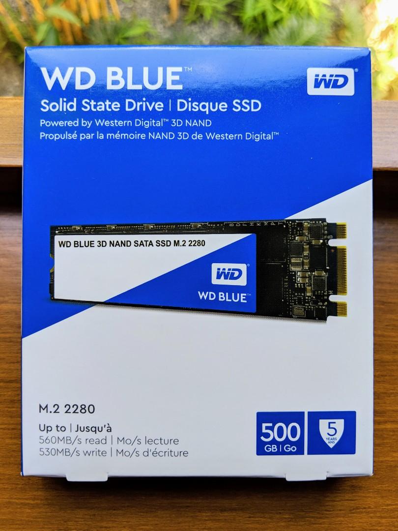 Wd Blue 3d Nand Sata Ssd M 2 2280 500gb Electronics Computers