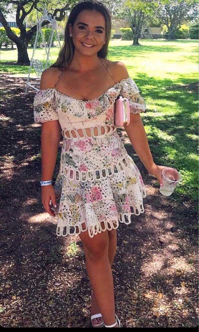 zimmermann melody off the shoulder dress