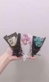 Handmade mini boutique of flowers
