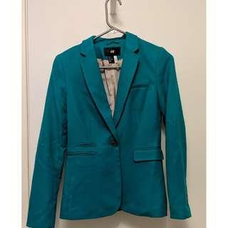 H&M Turquoise blazer (sz. small)