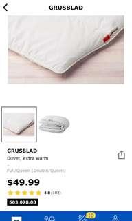 Ikea Grusbald Extra Warm Duvet