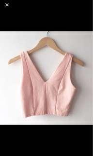 EDITOR’s Peach Crop Top