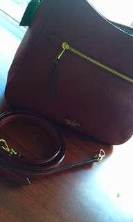 Dark red Kate spade purse