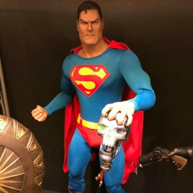 1 6 Sideshow Superman Villian Metallo Head Sculpt Toys Games Bricks Figurines On Carousell