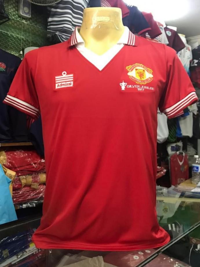1977 Manchester United Silver Jubilee Admiral Jersey Sports Sports Apparel On Carousell