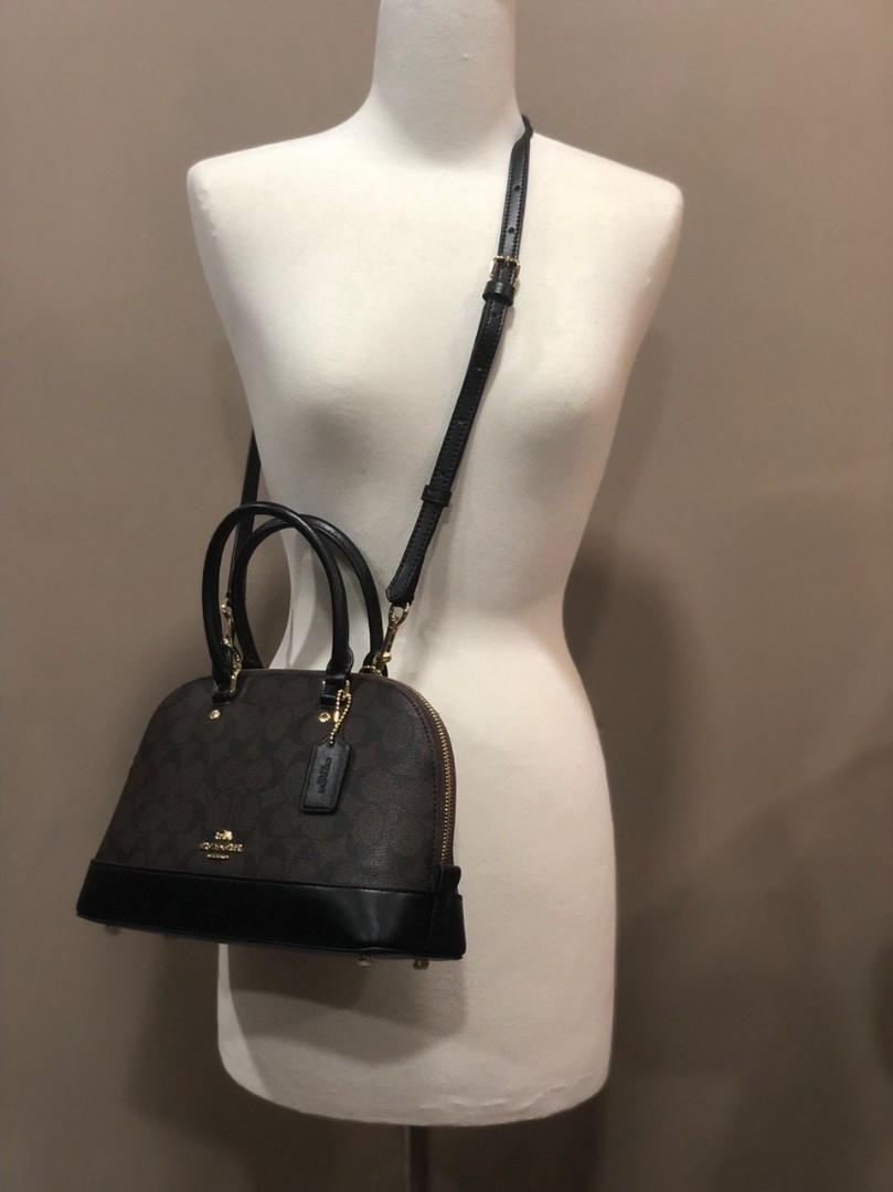AUTHENTIC COACH F58295 MINI SIERRA SIGNATURE SATCHEL CROSSBODY