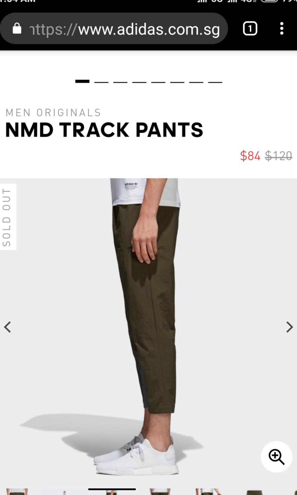 Adidas NMD Track Pant Men s Fashion Bottoms Trousers on Carousell