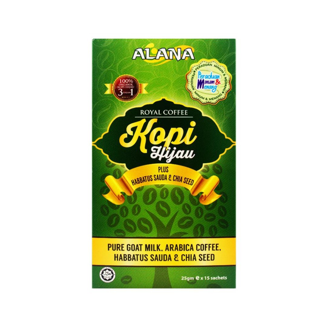 Alana Royal Kopi Hijau 25 G X 15 Sachets Health Beauty Hand Foot Care On Carousell