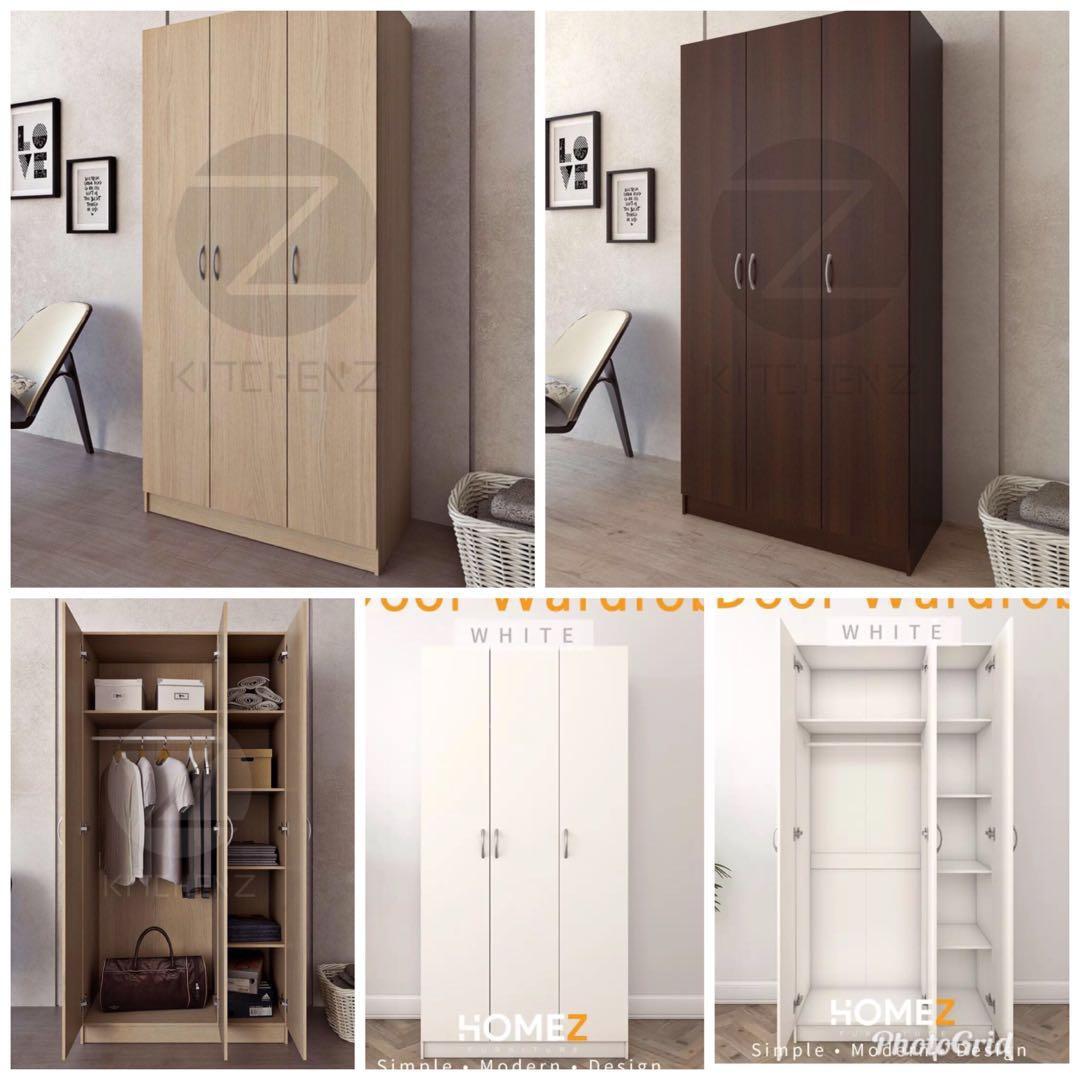 Almari 3 Pintu Bersama Penyangkut Dan 6 Rak Home Furniture Furniture On Carousell 3.0kg what's in the box : almari 3 pintu bersama penyangkut dan 6 rak