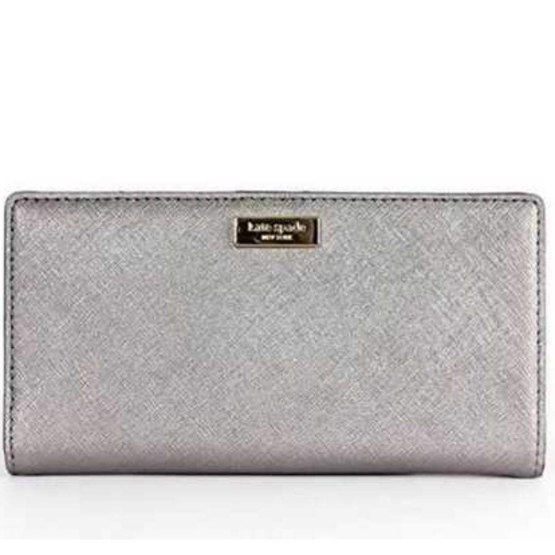 Kate spade 2025 silver wallet