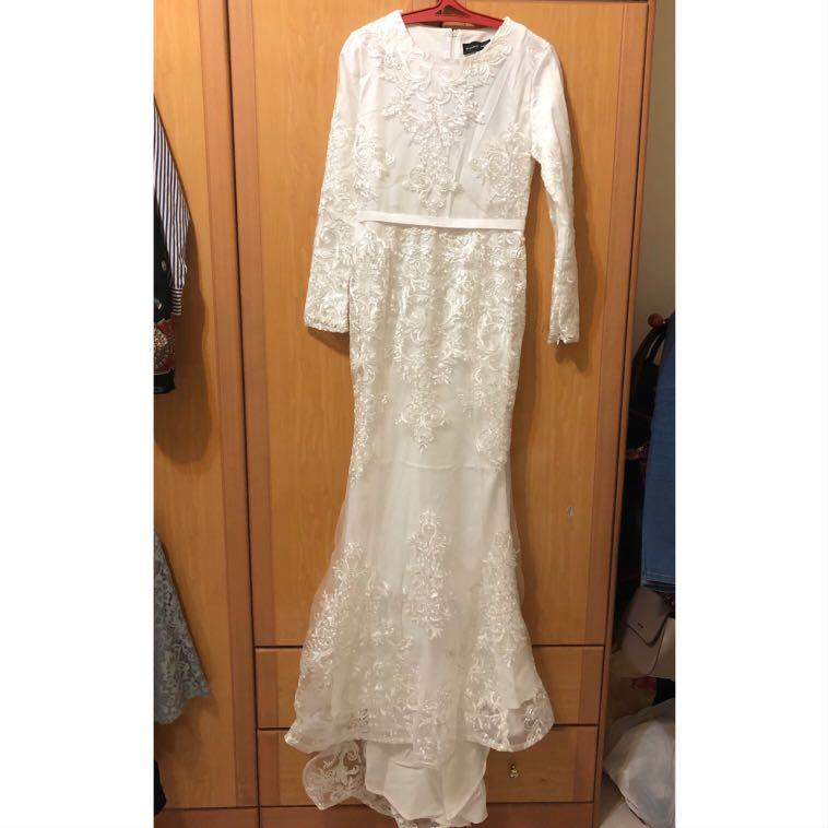 Baju Nikah wedding dress nikah dress Scarlet Dress tunang dress