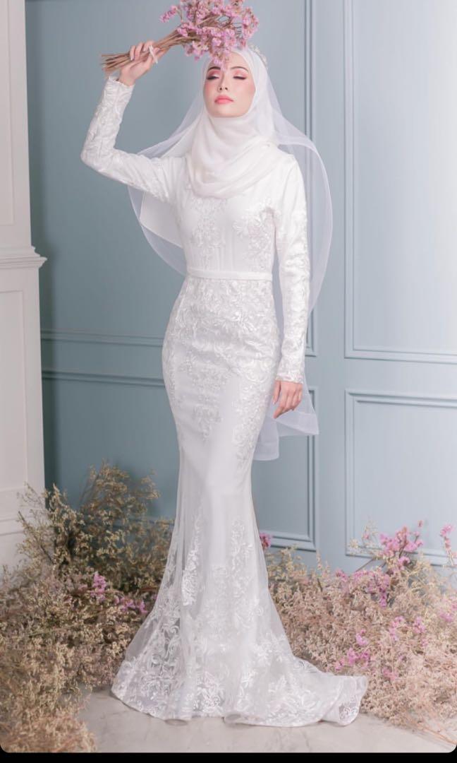 Baju Nikah wedding dress nikah dress Scarlet Dress tunang dress