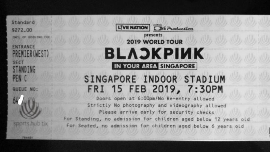 Blackpink Ticket, Tickets & Vouchers, Event Tickets on Carousell