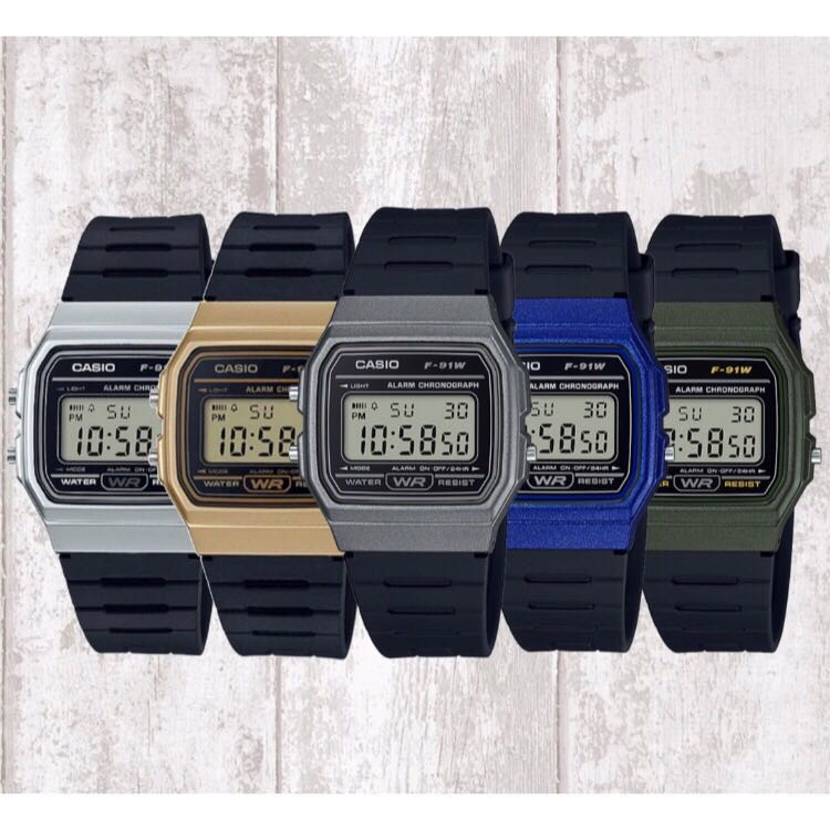 Casio Watch F91W Series, Mobile Phones & Gadgets, Wearables & Smart ...