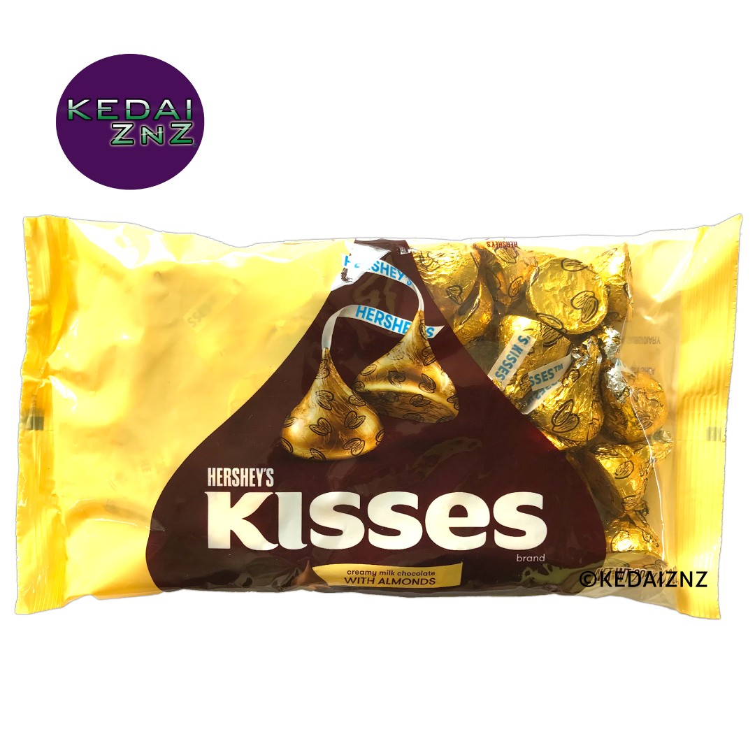 Chocolate Hersheys Kisses Creamy Milk Chocolate With Almonds Bag 205g Coklat Food Drinks Packaged Snacks On Carousell