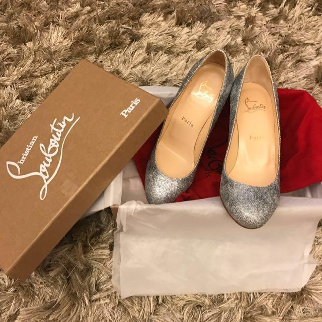 Christian Louboutin Fifi Glitter Heels
