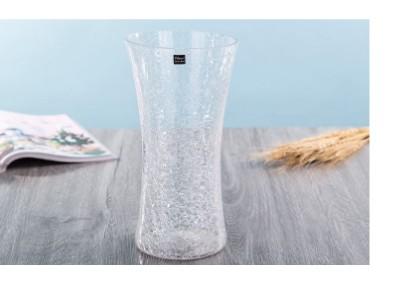 Clear Glass Flower Vase Decorative Centerpiece For Home Office