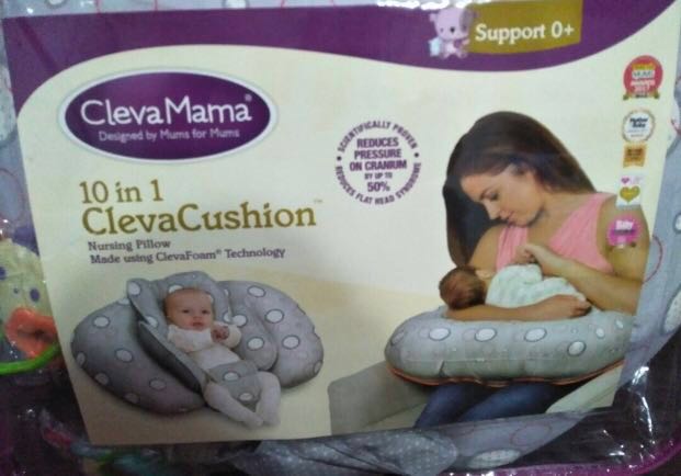 clevamama 10 in 1 cushion