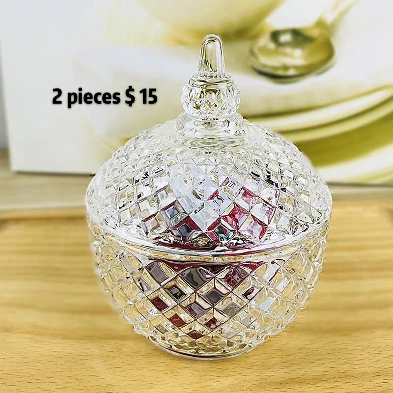 Decorative Glass Fruit And Salad Serving Dish Bowl Stylish