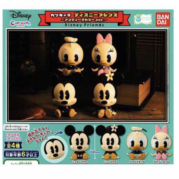 Bandai Disney Characters CapChara Antique color Ver Minnie Mouse Figure