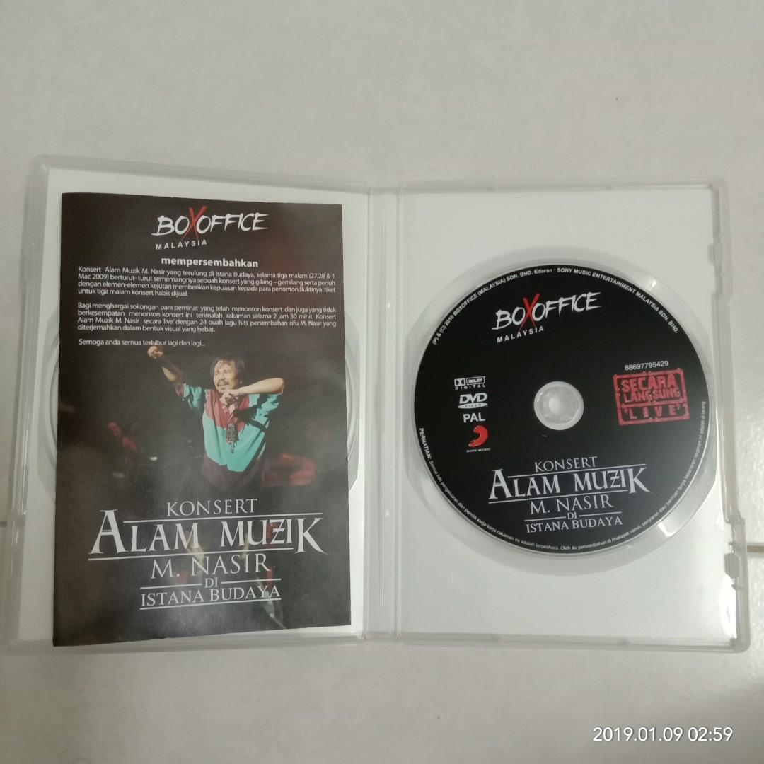 Dvd M Nasir Konsert Alam Muzik M Nasir Di Istana Budaya 2010 Music Media Cd S Dvd S Other Media On Carousell