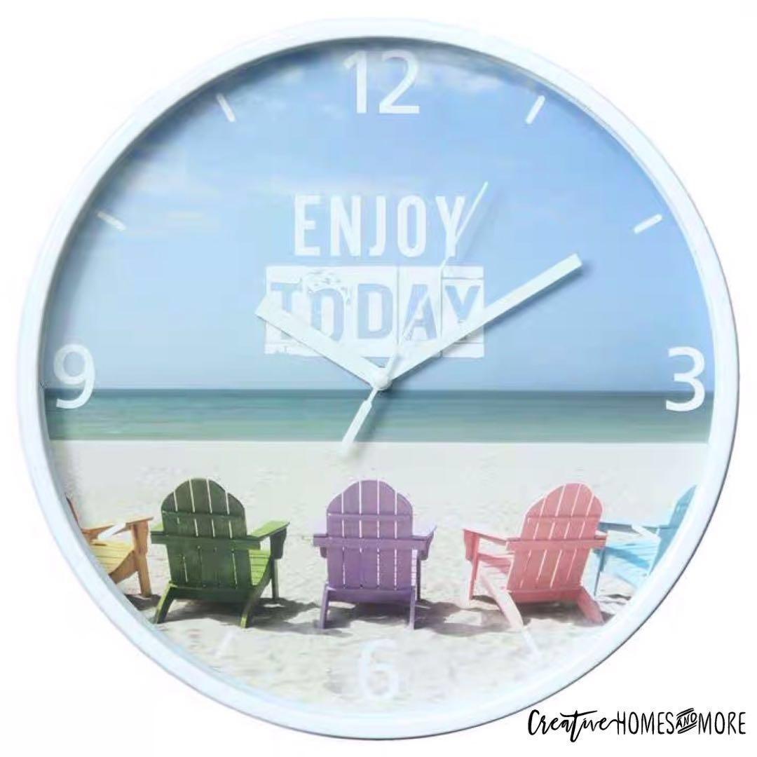 Wallpaper Enjoy Today Beach Style 10 Wall Clock Furniture Home Decor Free