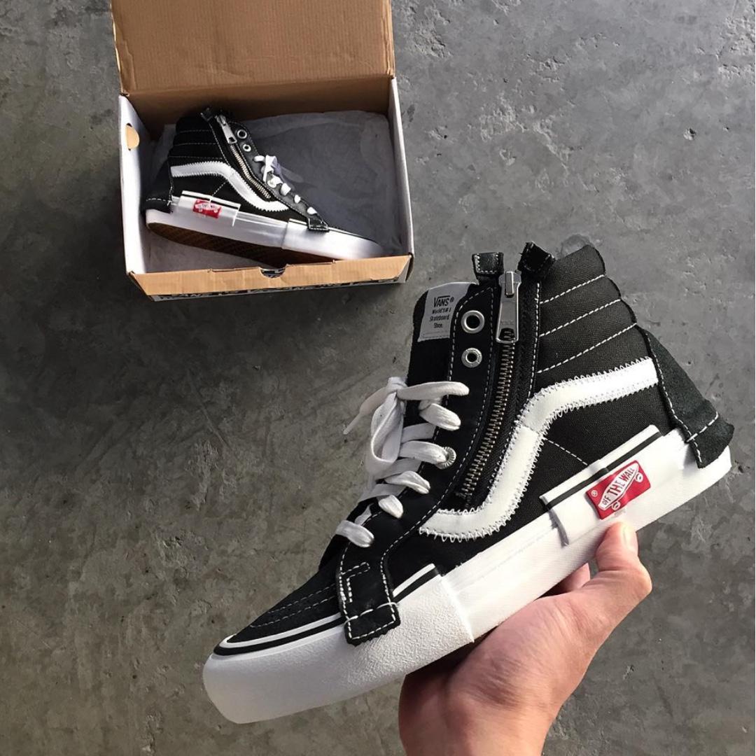 US 5.5 Vans Deconstructed Cap Lx Old Skool Black Women s Fashion