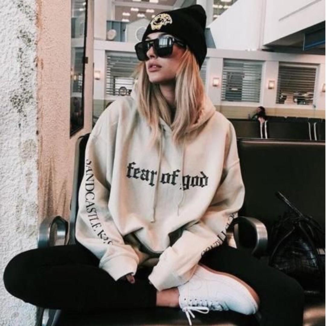 FEAR OF GOD HOODIE Men s Fashion Tops Sets Hoodies on Carousell
