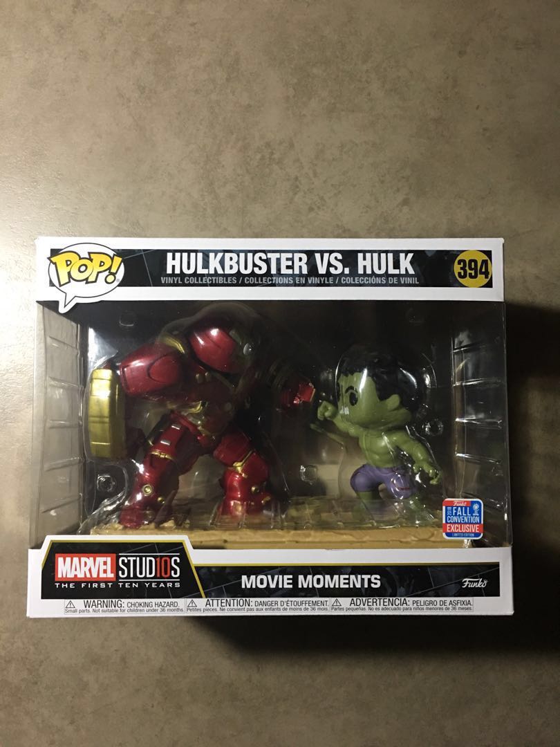 Funko Pop Hulkbuster Vs Hulk NYCC 2018 Fall Convention Marvel