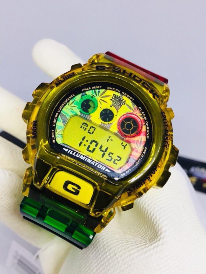 G shock outlet rasta custom