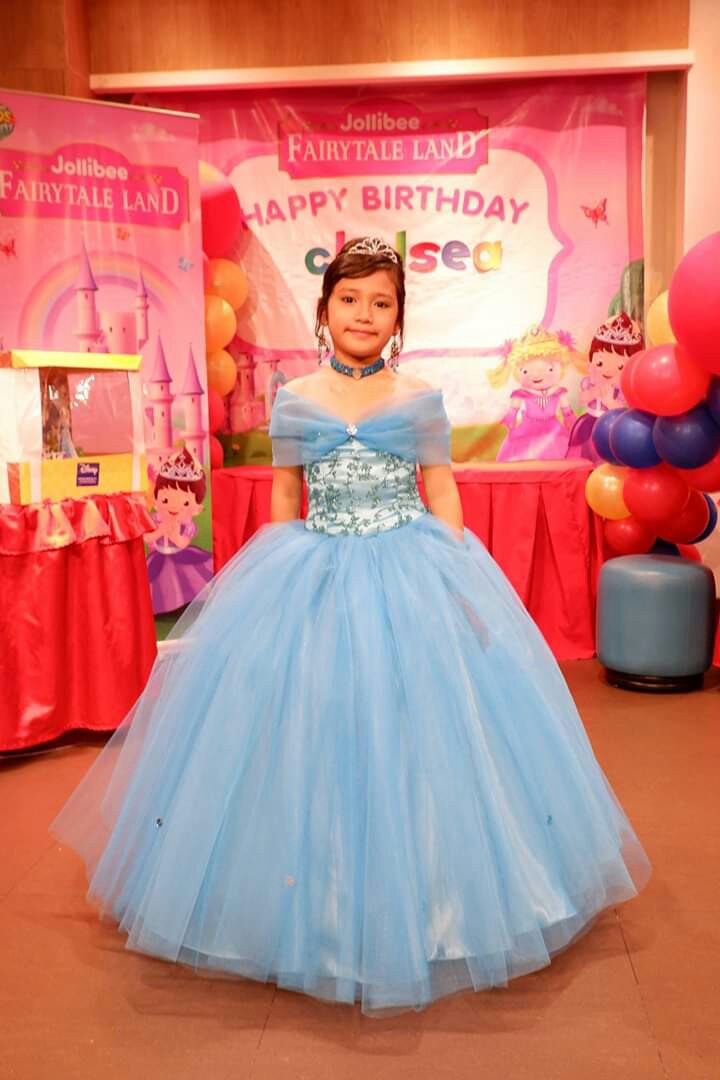 princess ball gown for 7th birthday