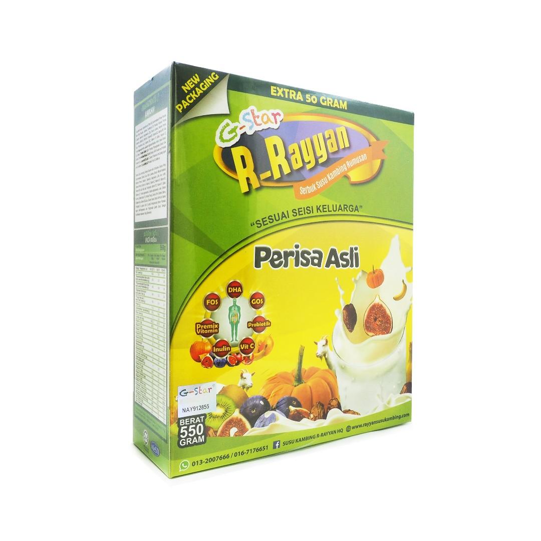 G Star R Rayyan Susu Kambing Perisa Asli 550 G Health Beauty Hand Foot Care On Carousell
