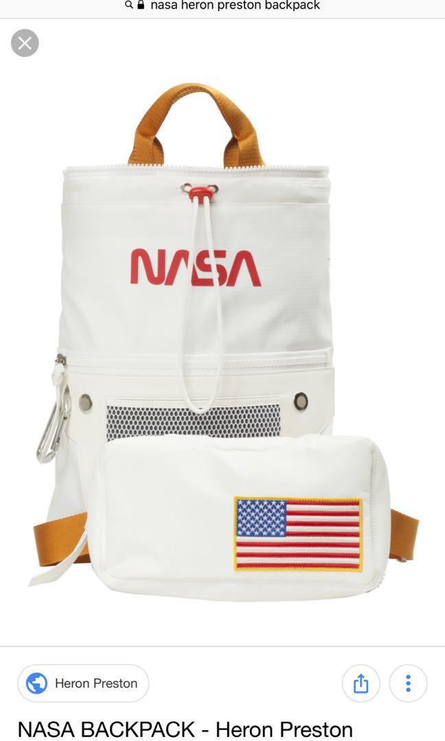 Heron preston backpack nasa clearance